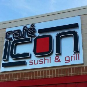 Perspex letters signage