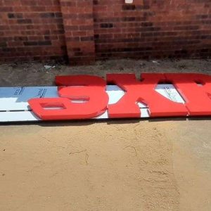 Exterior shop signage