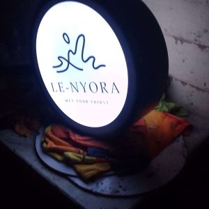 Exterior illuminated signage