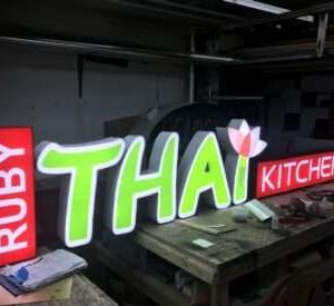 Outdoor signage boards
