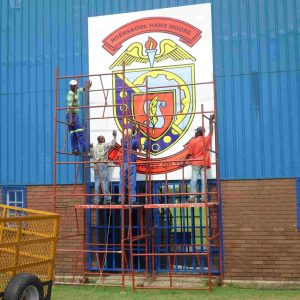 Outdoor signage in Johannesburg