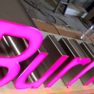 Exterior business signs