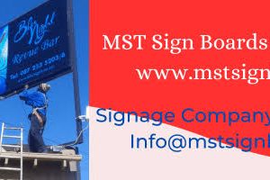 3D company logo signage