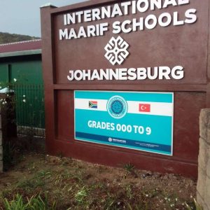 aluminum laser cut out lettering signage south africa
